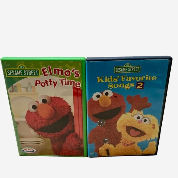 Sesame Street Other - Kids Set of 2 Sesame Street DVDs. Kids Favorite Songs 2 and Elmo’s Potty Time